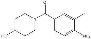 1-(4-amino-3-methylbenzoyl)piperidin-4-ol 구조식 이미지