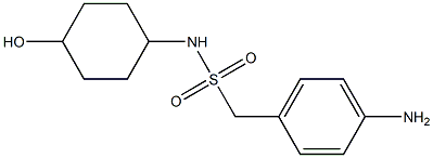 1-(4-aminophenyl)-N-(4-hydroxycyclohexyl)methanesulfonamide 구조식 이미지