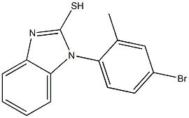 1-(4-bromo-2-methylphenyl)-1H-1,3-benzodiazole-2-thiol 구조식 이미지