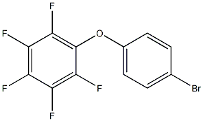 1-(4-bromophenoxy)-2,3,4,5,6-pentafluorobenzene 구조식 이미지