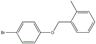 1-(4-bromophenoxymethyl)-2-methylbenzene 구조식 이미지
