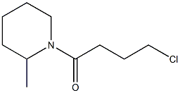 1-(4-chlorobutanoyl)-2-methylpiperidine 구조식 이미지