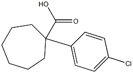 1-(4-chlorophenyl)cycloheptane-1-carboxylic acid Structure