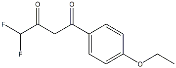 1-(4-ethoxyphenyl)-4,4-difluorobutane-1,3-dione 구조식 이미지