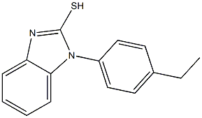 1-(4-ethylphenyl)-1H-1,3-benzodiazole-2-thiol Structure