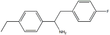 1-(4-ethylphenyl)-2-(4-fluorophenyl)ethan-1-amine 구조식 이미지