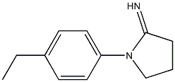 1-(4-ethylphenyl)pyrrolidin-2-imine Structure