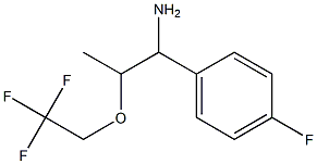 1-(4-fluorophenyl)-2-(2,2,2-trifluoroethoxy)propan-1-amine Structure