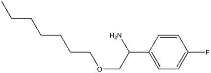 1-(4-fluorophenyl)-2-(heptyloxy)ethan-1-amine 구조식 이미지