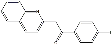 1-(4-iodophenyl)-2-(quinolin-2-yl)ethan-1-one 구조식 이미지