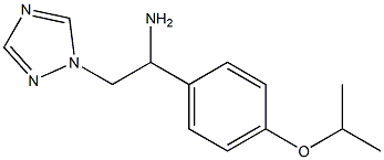 1-(4-isopropoxyphenyl)-2-(1H-1,2,4-triazol-1-yl)ethanamine 구조식 이미지