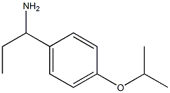 1-(4-isopropoxyphenyl)propan-1-amine 구조식 이미지