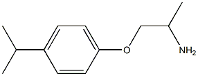 1-(4-isopropylphenoxy)propan-2-amine Structure