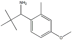 1-(4-methoxy-2-methylphenyl)-2,2-dimethylpropan-1-amine 구조식 이미지