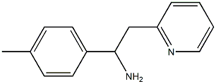 1-(4-methylphenyl)-2-(pyridin-2-yl)ethan-1-amine 구조식 이미지