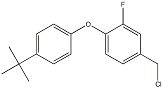 1-(4-tert-butylphenoxy)-4-(chloromethyl)-2-fluorobenzene 구조식 이미지