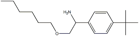 1-(4-tert-butylphenyl)-2-(hexyloxy)ethan-1-amine 구조식 이미지