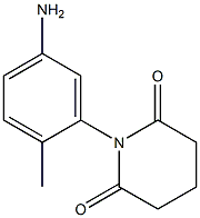 1-(5-amino-2-methylphenyl)piperidine-2,6-dione Structure