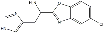 1-(5-chloro-1,3-benzoxazol-2-yl)-2-(1H-imidazol-4-yl)ethan-1-amine 구조식 이미지