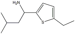 1-(5-ethylthiophen-2-yl)-3-methylbutan-1-amine 구조식 이미지