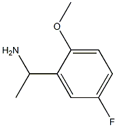 1-(5-fluoro-2-methoxyphenyl)ethan-1-amine 구조식 이미지