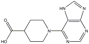 1-(7H-purin-6-yl)piperidine-4-carboxylic acid Structure