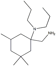 1-(aminomethyl)-3,3,5-trimethyl-N,N-dipropylcyclohexan-1-amine Structure