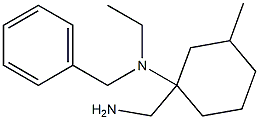 1-(aminomethyl)-N-benzyl-N-ethyl-3-methylcyclohexan-1-amine 구조식 이미지