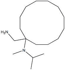 1-(aminomethyl)-N-methyl-N-(propan-2-yl)cyclododecan-1-amine 구조식 이미지