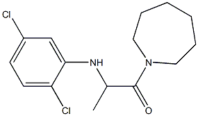 1-(azepan-1-yl)-2-[(2,5-dichlorophenyl)amino]propan-1-one 구조식 이미지