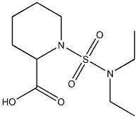 1-(diethylsulfamoyl)piperidine-2-carboxylic acid 구조식 이미지