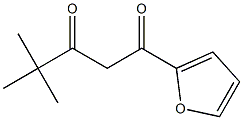 1-(furan-2-yl)-4,4-dimethylpentane-1,3-dione Structure