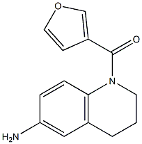 1-(furan-3-ylcarbonyl)-1,2,3,4-tetrahydroquinolin-6-amine 구조식 이미지