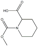 1-(methoxycarbonyl)piperidine-2-carboxylic acid 구조식 이미지