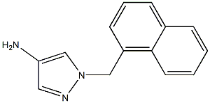 1-(naphthalen-1-ylmethyl)-1H-pyrazol-4-amine Structure