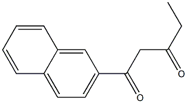 1-(naphthalen-2-yl)pentane-1,3-dione Structure