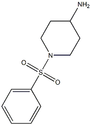 1-(phenylsulfonyl)piperidin-4-amine 구조식 이미지