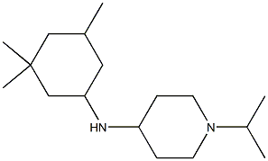 1-(propan-2-yl)-N-(3,3,5-trimethylcyclohexyl)piperidin-4-amine 구조식 이미지