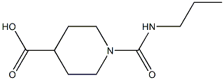 1-(propylcarbamoyl)piperidine-4-carboxylic acid 구조식 이미지