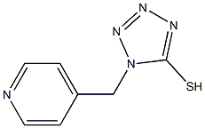 1-(pyridin-4-ylmethyl)-1H-1,2,3,4-tetrazole-5-thiol 구조식 이미지