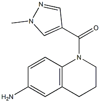 1-[(1-methyl-1H-pyrazol-4-yl)carbonyl]-1,2,3,4-tetrahydroquinolin-6-amine 구조식 이미지