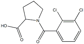 1-[(2,3-dichlorophenyl)carbonyl]pyrrolidine-2-carboxylic acid Structure