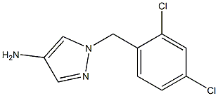 1-[(2,4-dichlorophenyl)methyl]-1H-pyrazol-4-amine 구조식 이미지