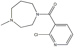 1-[(2-chloropyridin-3-yl)carbonyl]-4-methyl-1,4-diazepane Structure