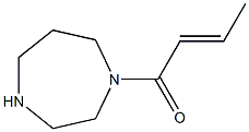 1-[(2E)-but-2-enoyl]-1,4-diazepane Structure