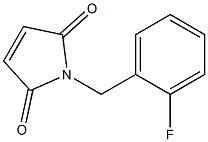 1-[(2-fluorophenyl)methyl]-2,5-dihydro-1H-pyrrole-2,5-dione Structure