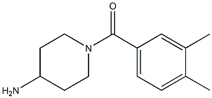 1-[(3,4-dimethylphenyl)carbonyl]piperidin-4-amine 구조식 이미지