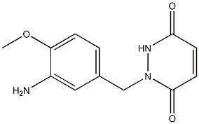 1-[(3-amino-4-methoxyphenyl)methyl]-1,2,3,6-tetrahydropyridazine-3,6-dione Structure