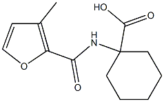 1-[(3-methyl-2-furoyl)amino]cyclohexanecarboxylic acid Structure