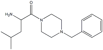 1-[(4-benzylpiperazin-1-yl)carbonyl]-3-methylbutylamine Structure